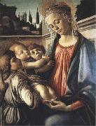 Sandro Botticelli Madonna and Child with two Angels Spain oil painting artist